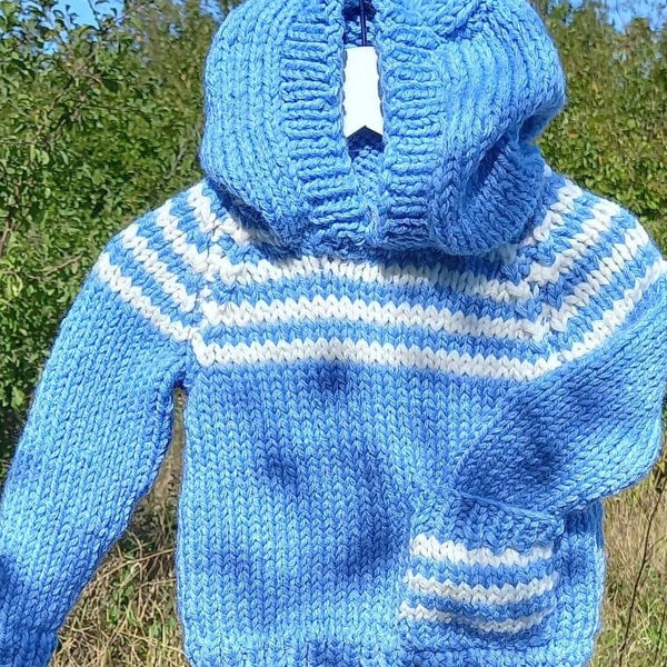 Knitted Baby Jumper Etsy