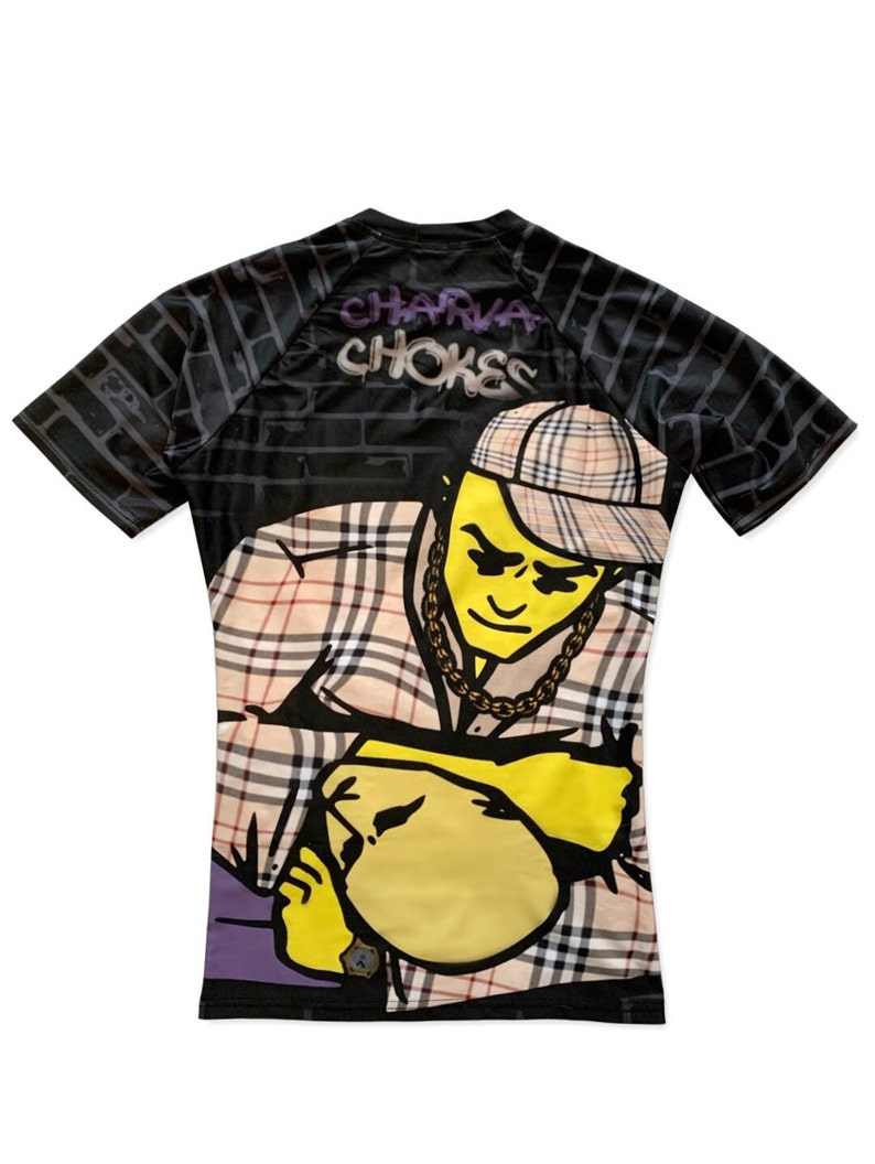 CHARVA CHOKES BJJ Short Sleeve Rash Guard 1.0 - Etsy