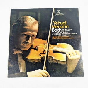 YEHUDI MENUHIN Bach The two Violin Concerts S-60258 Vinyl Record