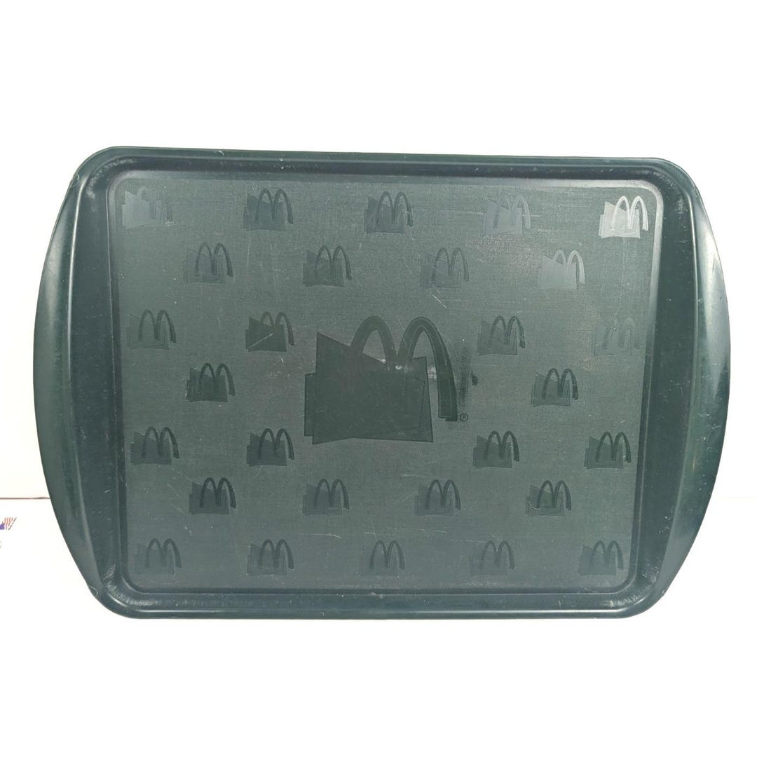 Vintage Mcdonald s Restaurant Serving Tray Green Plastic 17 X 12 vintage-mcdonald-s-restaurant-serving-tray-green-plastic-17-x-12