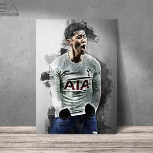 Son Heung-min poster Son Heung-min print art print wall art home decor