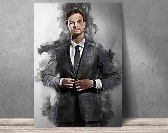 Hughie Poster Hughie Campbell Druck The Boys Kunstdruck Wand Kunst Wohnkultur