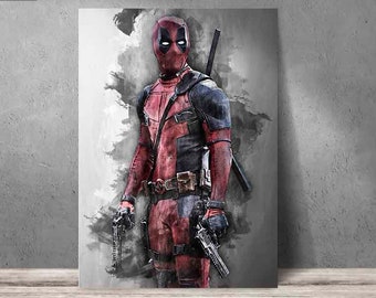 Deadpool poster Deadpool print art print wall art home decor