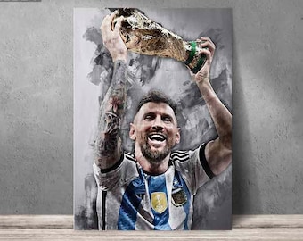 Lionel Messi poster Messi print art print wall art home decor