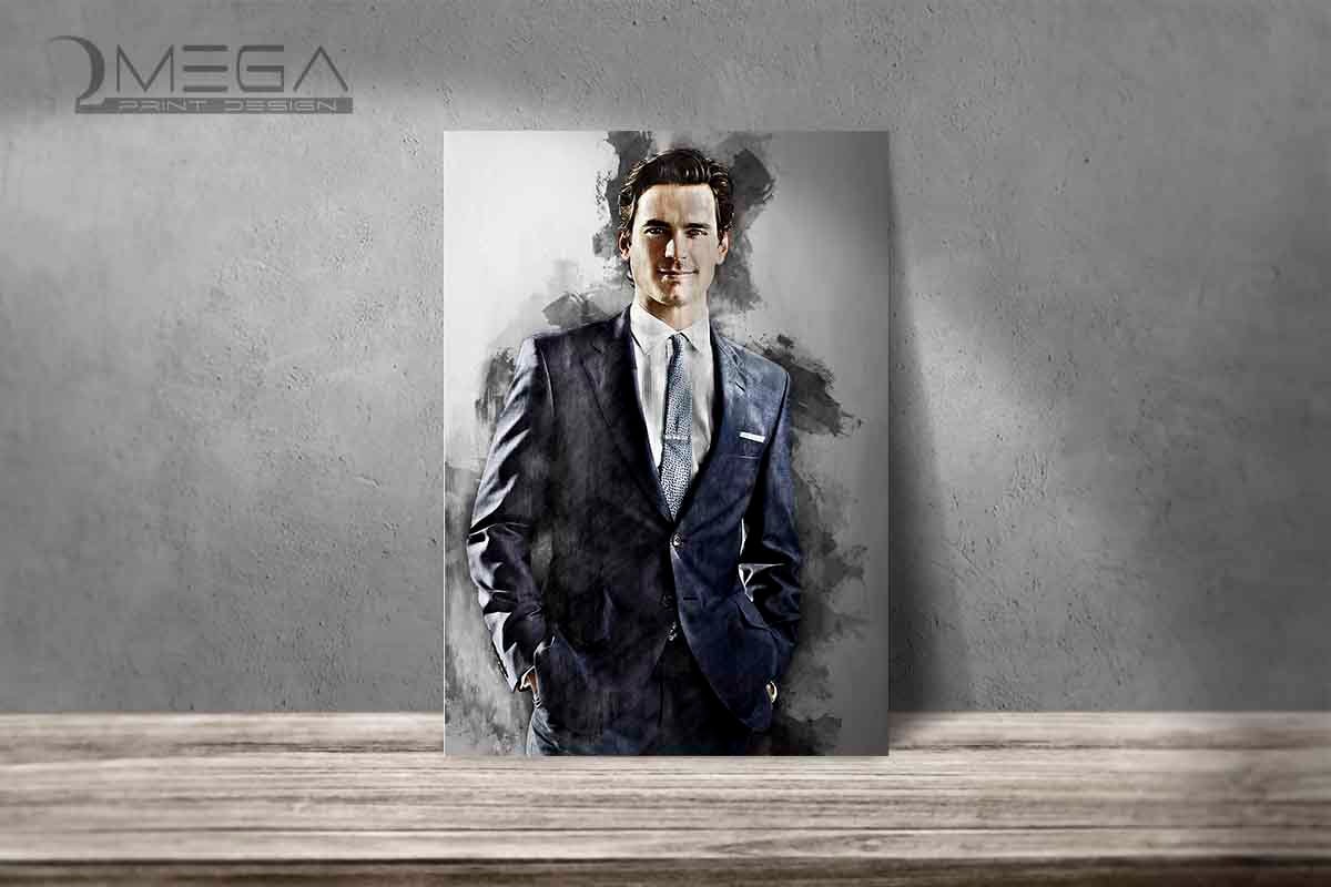 Neal Caffrey Mounted Print for Sale by Disnerd101