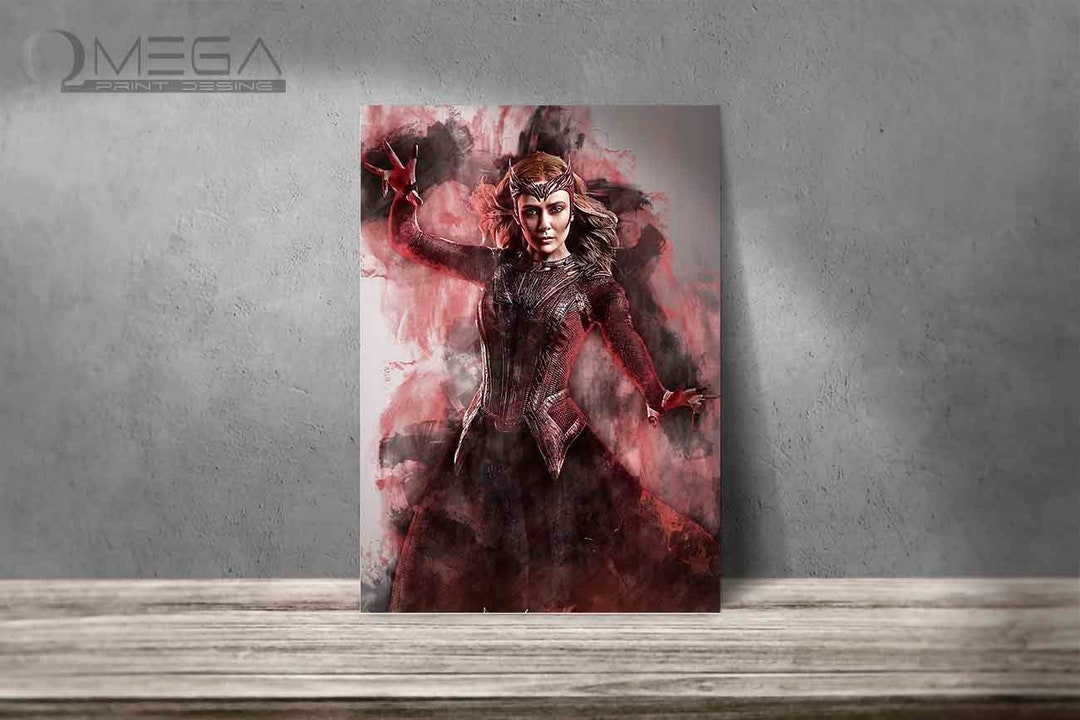 Scarlet Witch Poster Scarlet Witch Print Art Print Wall Art Home Decor - Etsy