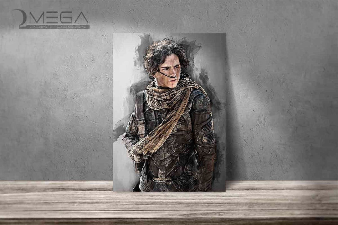 Paul Atreides Poster Timothée Chalamet Print Dune Art Print Wall Art ...