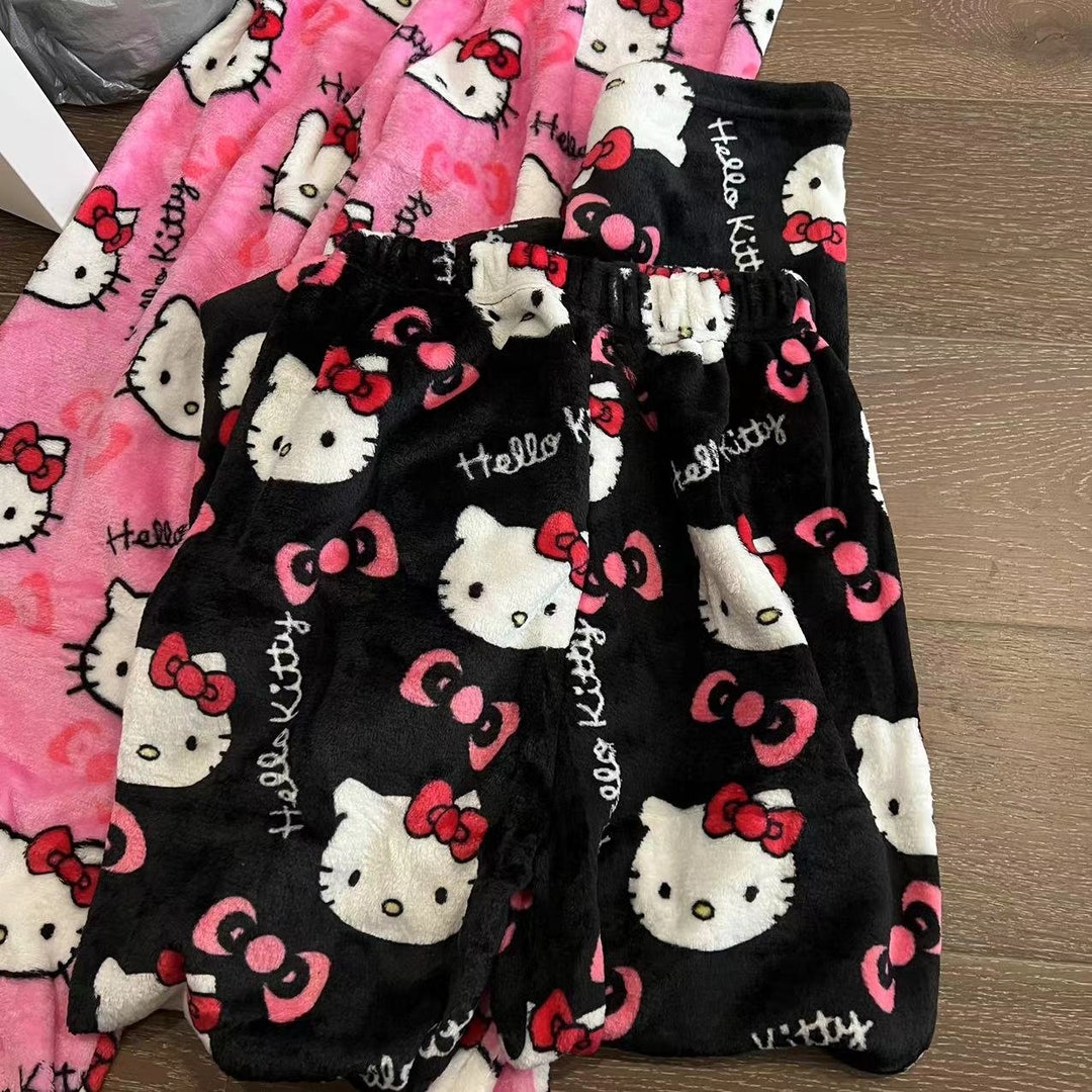 Hello Kitty Pyjamas Pants Sanrio Y2K Clothing Kawaii Y2K - Etsy