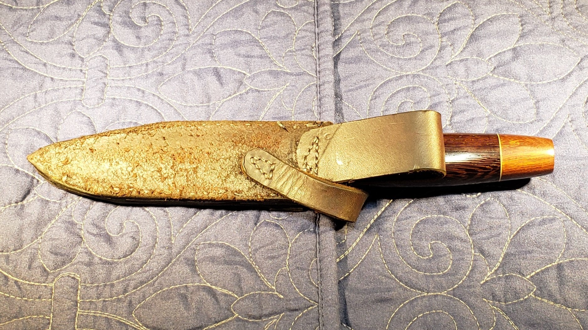 6inch Bowie Camp Knife 154CM Steel 416 Stainless Brass Etsy