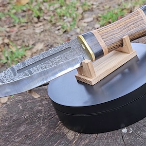 5-inch Scottish Dirk: CPM-154 Stainless Steel, Ebony, Maple, Bocote, Sgian-dubh  |  Quality knives made entirely by hand in the USA