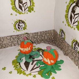 Pumpkin venus flytrap monster