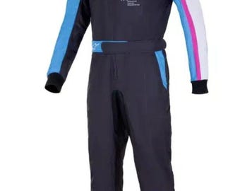 Go kart racing Suit CIK FIA Level2 Approved Digital Sublimation Print Kart Suit Personalised Design with options like Name/Number/Flag/Logo
