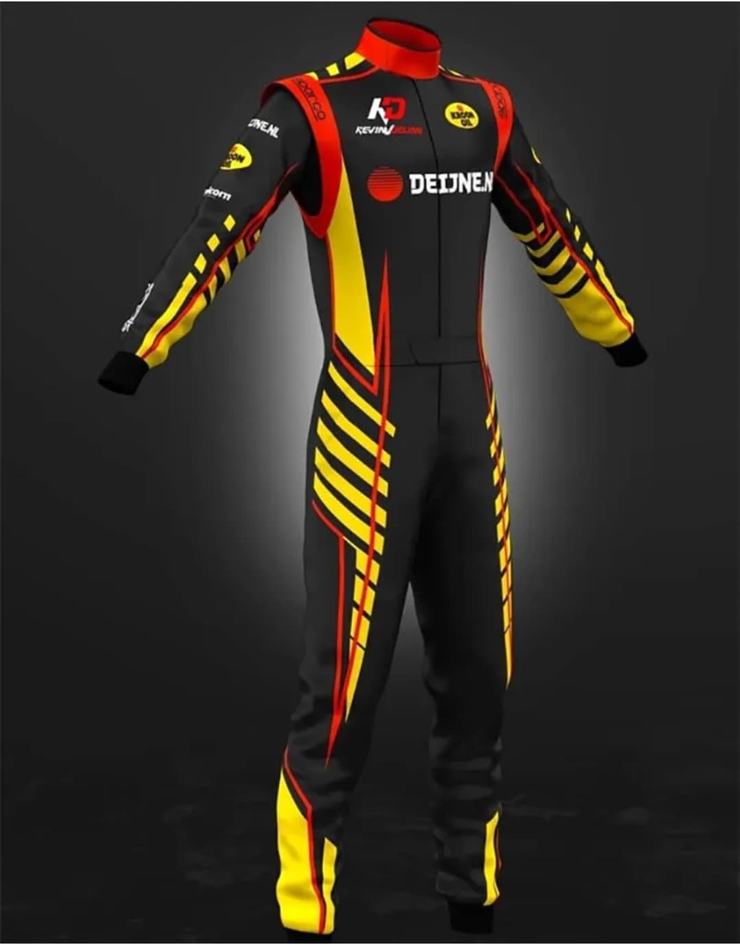 Tuta Meccanico Rally Tuta Da Gara Go Kart Tuta Da Kart Con Stampa A Sublimazione Suunto Race - Foto 8