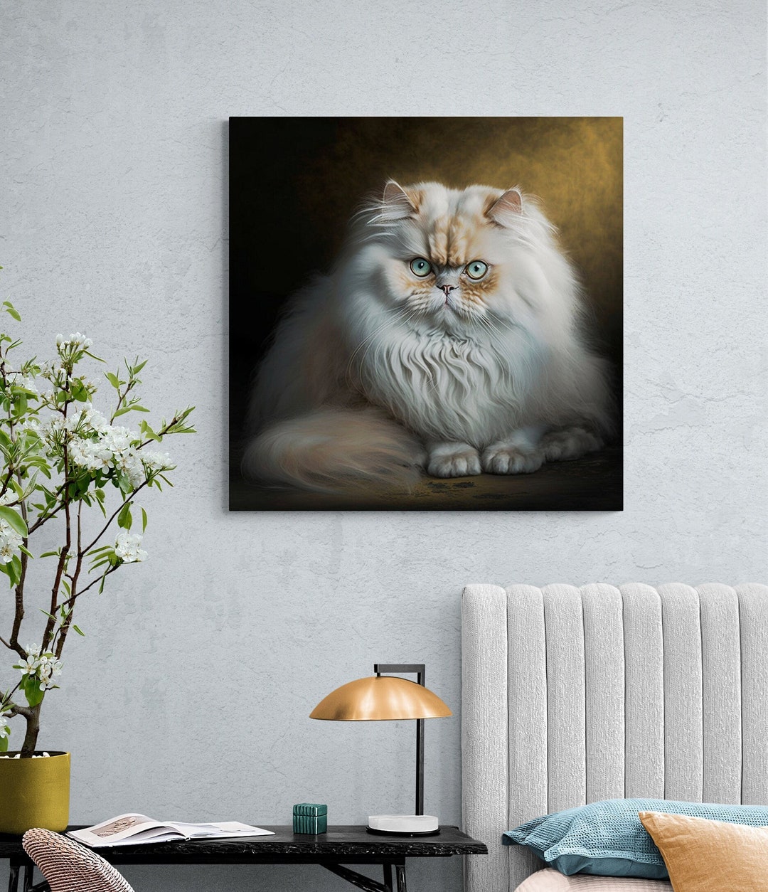 Persian Cat Art Persian Cat Lover Art for Persian Cat Owner - Etsy