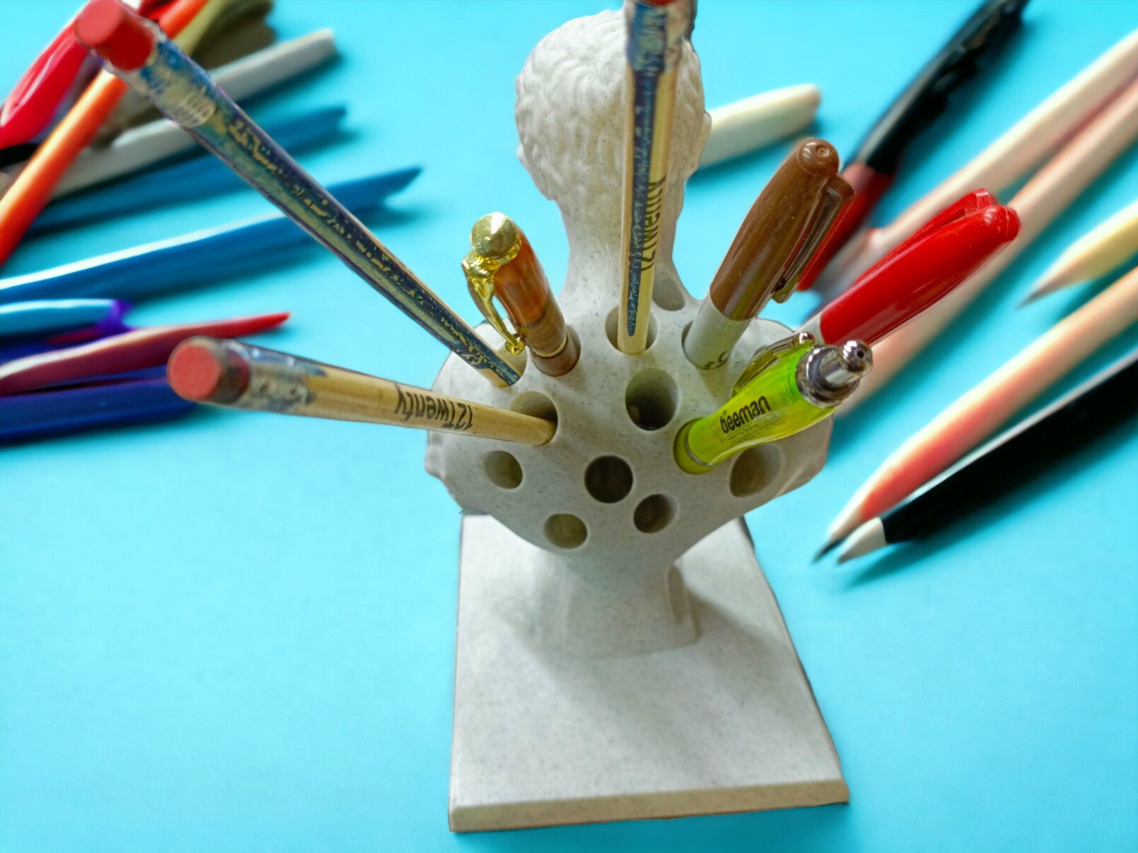 Julius Caesar ,pencil Holder ,statue Organizer ,3D Printed ,roman