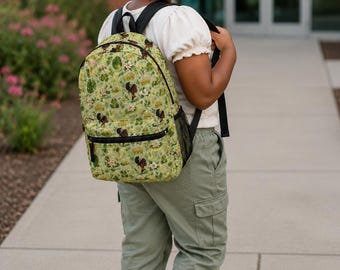 Bayou Princess Backpack, Black Girl School Backpack, Personalized Princess Bookbag, Back to School Bag for Girls