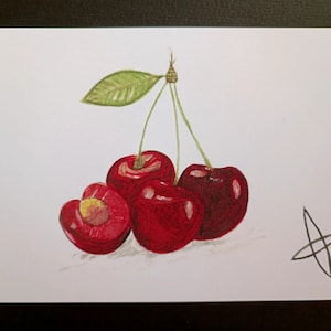 Carte, Art Print, aquarelle