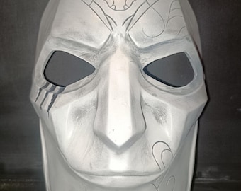 Jhin Mask – League of Legends Cosplay Prop –Resi Wearable Mask