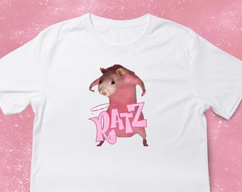 Ratz-shirt | Muis Ratz shirt | Mooi Ratz-shirt | Ratz-T-shirt | Trendoverhemd | Grappig Ratz-shirt | Cadeau voor haar | Grappige meme-T-shirt | TikTok