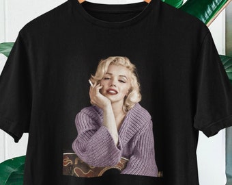 Marilyn Monroe photo t-shirt| Marilyn Monroe merch top| Marilyn Monroe fans shirt| Marilyn Monroe gift t-shirt| Marilyn Monroe tee| Holywood