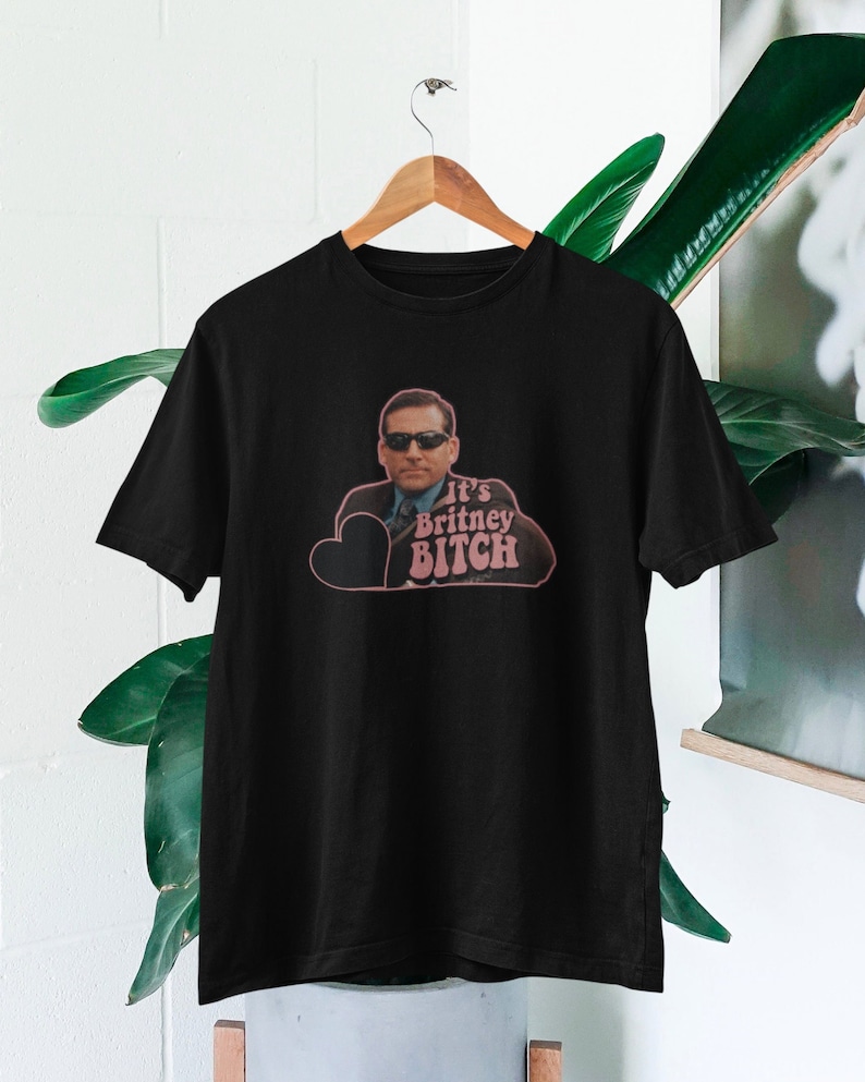 Michael Scott Foto-T-Shirt Das Büro-T-Shirt Das Bürofächer T-Shirt Michael Scott lustiges T-Shirt The Office TV-Show Shirt Geschenk Black