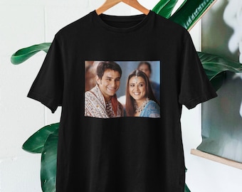 Naina and Rohit Kal Ho Naa Ho T-shirt | Kal Ho Naa Ho Photo T-shirt | Preity Zinta and Saif Ali Khan T-shirt | Bollywood fans T-shirt