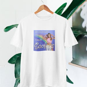Rolig skolios meme t-shirt: Retro Y2K-humor