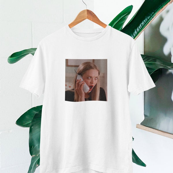 T-shirt avec photo Karen surprise | -shirt avec photo de film Mean Girls | Haut de film pour filles méchantes | Fans de filles méchantes