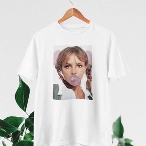 T-shirt grafica di Britney Spears: maglietta icona pop anni '90 Y2K