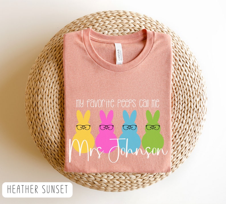 Personalized Teacher Easter Shirt Custom Teacher Easter Etsy