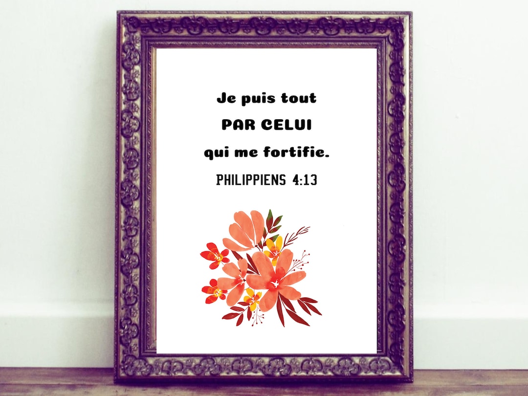 Download Inspirational Verse Philippians 4 Verse 13 - Etsy