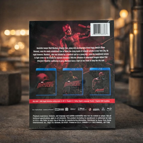 Daredevil Complete Series Blu-ray Box Set - Seasons 1-3 | 9-disc