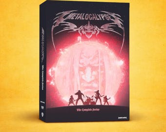 Metalocalypse Complete Series DVD Sealed Box Set - Seasons 1-4 | 8 Disc Collection | Adult Swim Animated Comedy | Dethklok Series