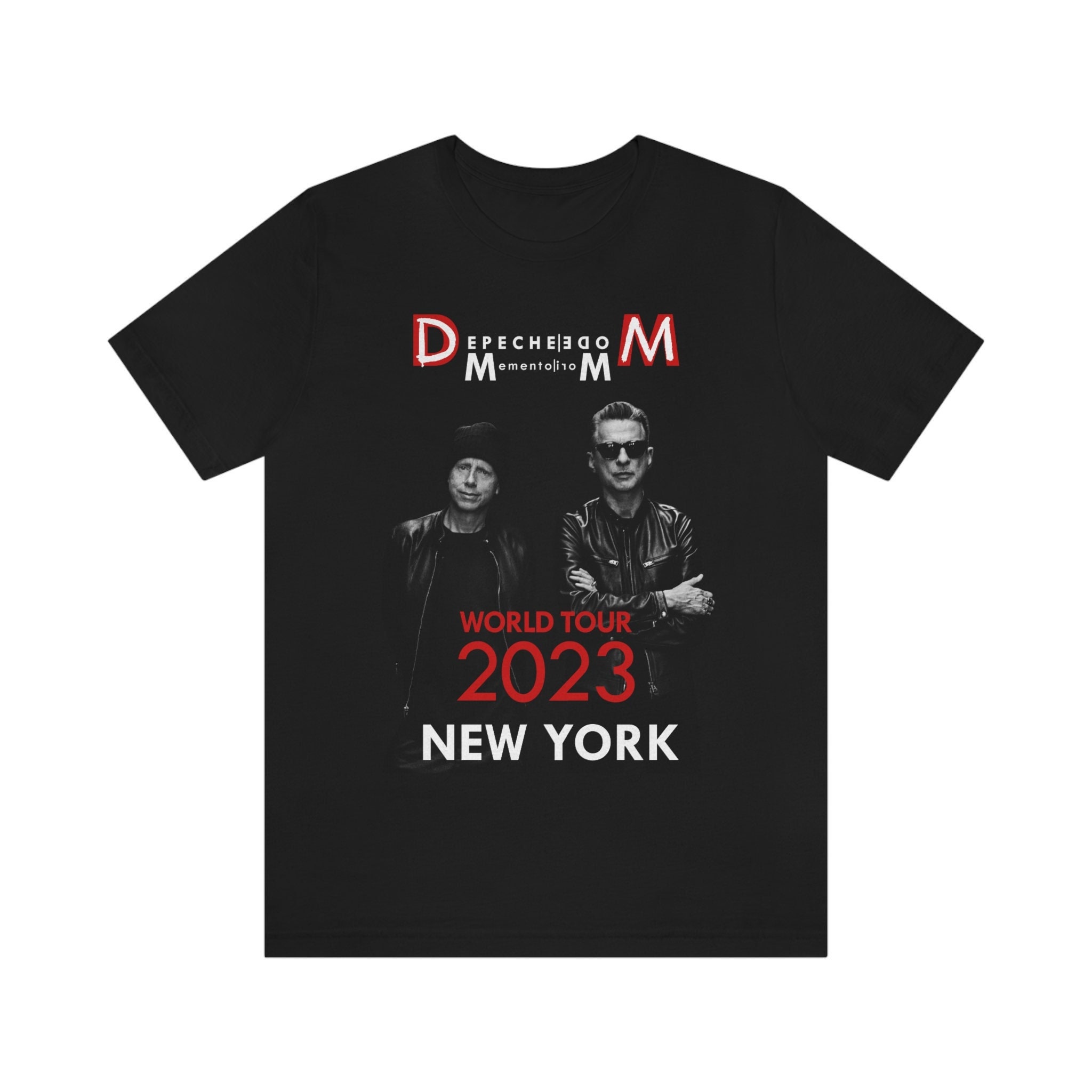 Bughyprint Tshirt Maglia Maglietta Depeche Mode DM Memento Mori Tour 2023 Bianco, S
