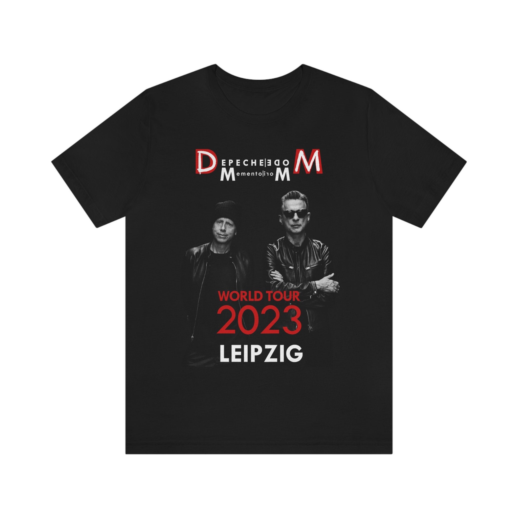 Discover Memento Mori Depeche Mode 2024 in Leipzig Zweiseitiges T-Shirt