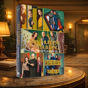 Only Murders in the Building Complete Seasons 1–5 DVD Box Set | Full Series Collection | Mystery Comedy TV Show Gift