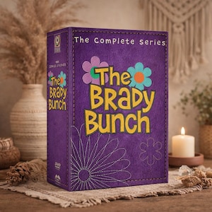 Cofanetto DVD della serie completa "La famiglia Brady" (stagioni 1-5) - Collezione di commedie televisive classiche - Set di 20 dischi - Idea regalo nostalgica