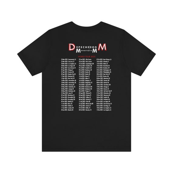 Depeche Mode Memento Mori 2023 Tour Shirt Depeche Mode Album 