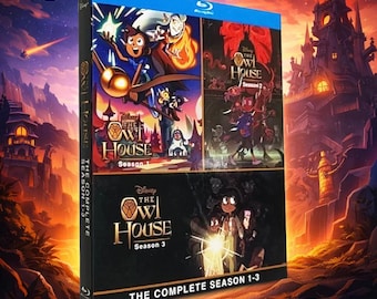 The Owl House Complete Series Blu-ray Box Set Sealed - Seasons 1-3 | 5 Disc Collection | Disney Animated Fantasy