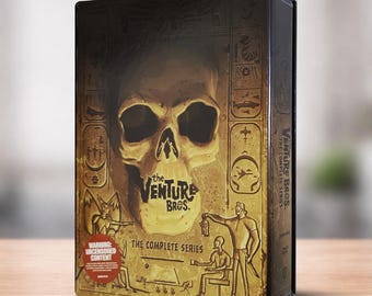 The Venture Bros Complete Series DVD BoxSet - Venture Brothers - Adult Animated Comedy, All Seasons Digital Collection, Cult Classic Cartoon