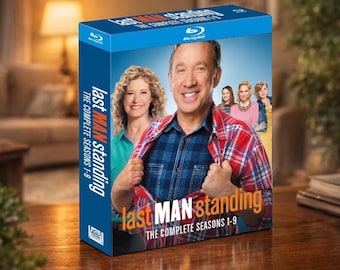 Last Man Standing Complete Series Blu-ray Box Set (Seasons 1–9) | Tim Allen TV Show | Comedy Series Collection | Gift for Him