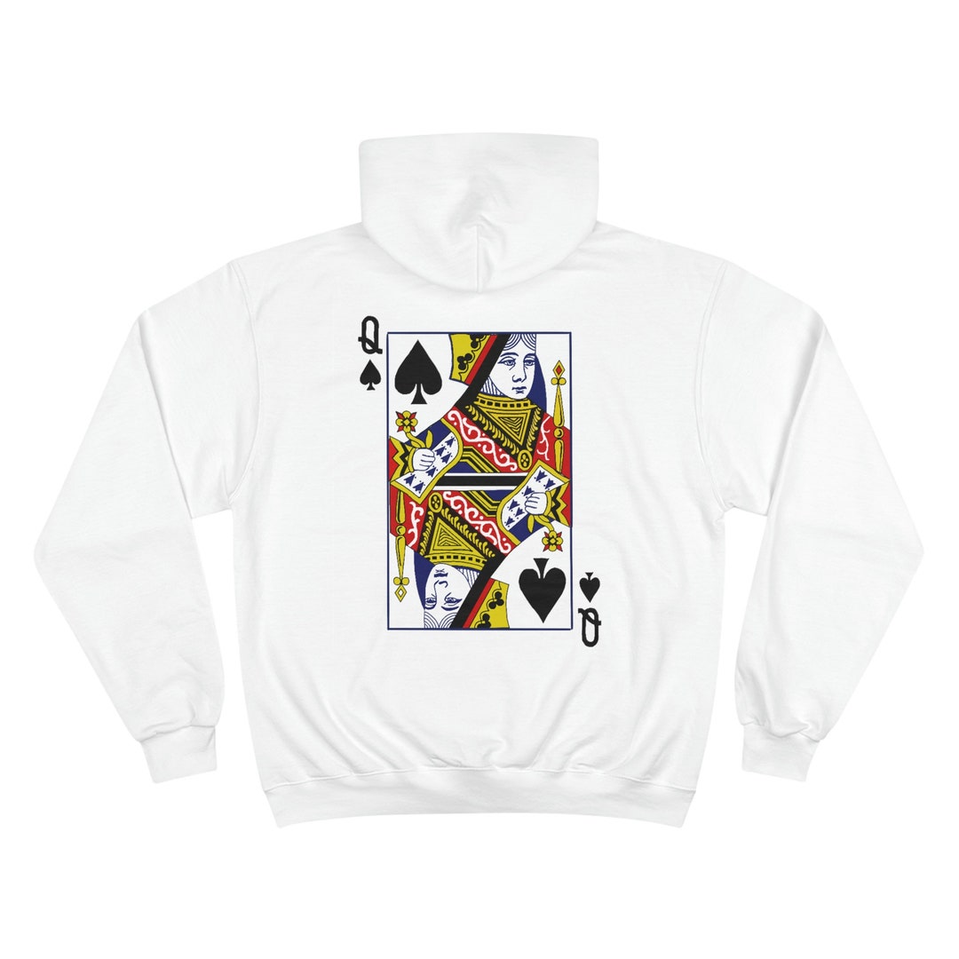 Queen of Spades Champion Hoodie Etsy