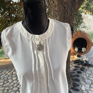 stainless steel tree of life necklace