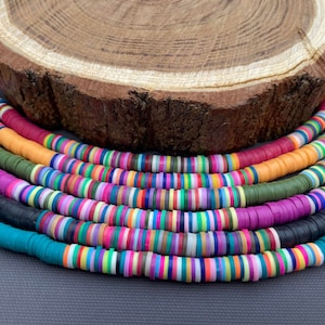 heishi katsuki necklace surfer necklace