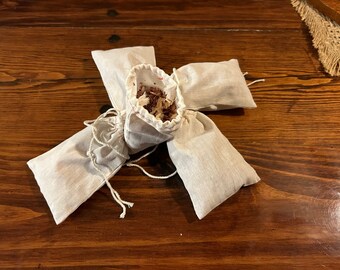 Cedar Shavings sachet pouch 4x6