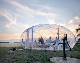 6.3m polycarbonate bubble dome geodesic