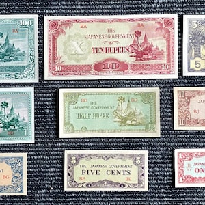 Myanmar Old Currency - Etsy
