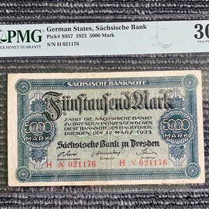 Germany States Bayerishe Notebank 20000 Mark 1923 PS926 PMG-25 Very Fine