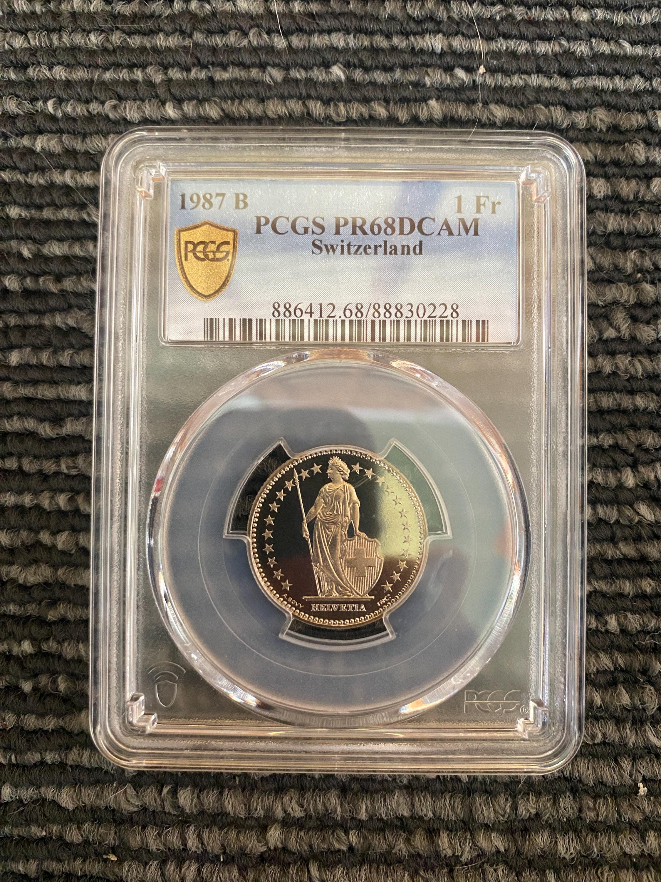 1987年 イギリス £1  PR69DCAM Switzerland 1 Fr 1987 B PCGS PR68DCAM - Etsy