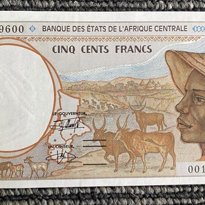 Central African States GABON 500 FRANCS 2000 UNC World Paper Money